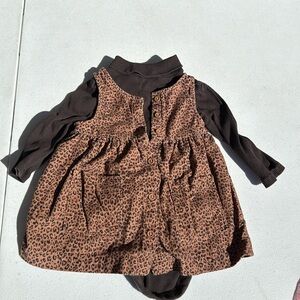 Infant Cheetah Print Dress.
